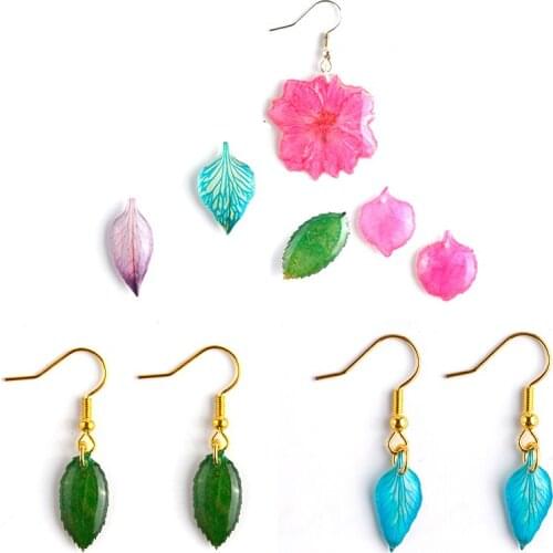 Resin Petal Dried Flowers Resin Mold Pendant Earring Jewelry Craft UV Epoxy Resin Mold Real Flowers Jewelry Craft