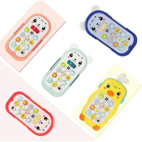 Intelligent Baby Pacifier Imitating Music Phone, Smart Baby Nibble Simulation Cell Phone for 1+ Years Old Boys Girls 69HE