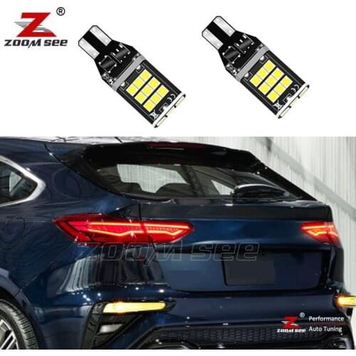 2pcs LED Reverse backup tail lights + LED exterior bulb outdoor lamp for KIA Forte5 For Forte 5 ( 2019 2020 +)