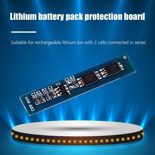 2S 3A 7.4V 8.4V 18650 Lithium Battery Charger BMS Protection Board HW-882 for Protecting Two Rechargeable Li-ion/lithium Polymer