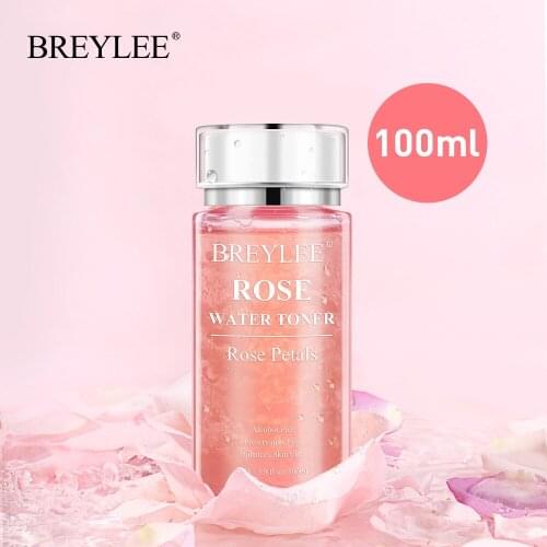 200ml BREYLEE Rose petal water moisturizes and softens skin korean skin care toner facial rose water skin care