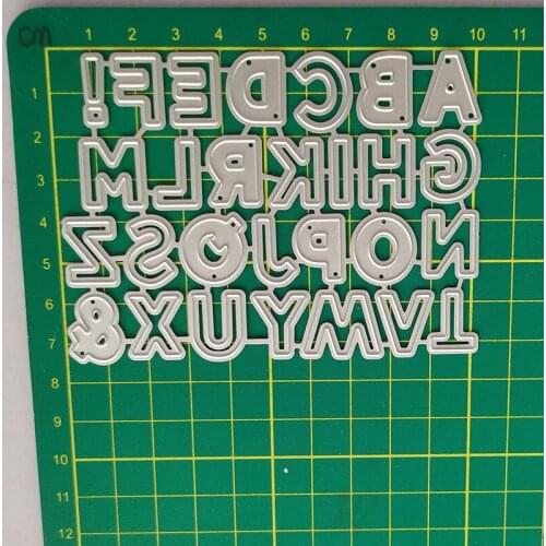26 Uppercase English Letter Metal Cutting Dies Cut Die Mold Card Scrapbook Paper Craft Knife Mould Blade Punch Stencils 2021 New