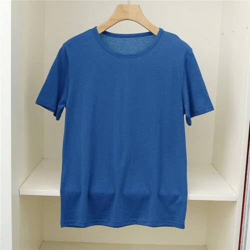 70%Silk 30%Viscose Mens tshirts Office Men tops Knitted silk shirts 2021 tshirts Short sleeve Fashion undershirts