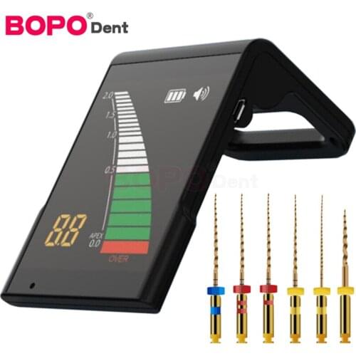 Root apex locator touch screen canal measurement / endodontic device