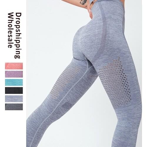 Seamless Gym Women Leggings Fitness Push Up Leggings Sport Breathable High Waist Workout Legins Mujer Pink Fitness Leggins