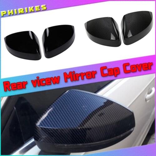 For audi Rear View Side Car Mirror Cover for Audi A3 S3 8V RS3 2013 2014 2015 2016 2018 2017 2019 car RearView Mirror Case Cover