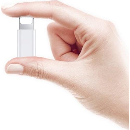 Mini OTG Lightning To Micro USB Adapter for Apple IPhone 12 11 Pro Max XS XR X 7 8 6S 6 Data Sync Charger Cable Connector