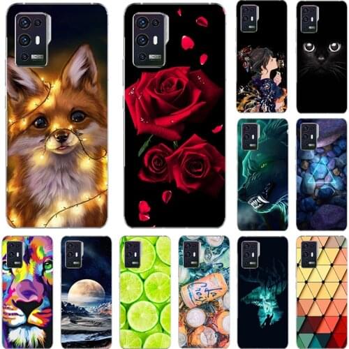 Cartoon Flower Animal Fruit Painting Soft TPU Phone Case For ZTE Axon 30 Pro Ultra Blade S30 Pro Cover silicone