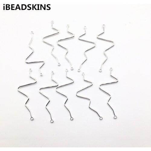 New arrival! 50x20mm 100pcs zinc alloy twists connectors for earrings accessories/Earring parts/Jewelry Findings Components DIY