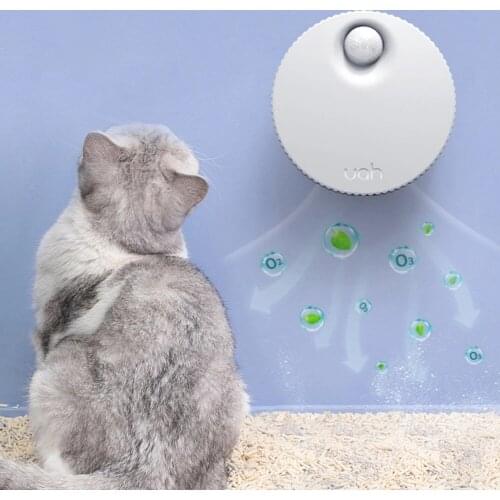 Pet Odor Eliminator for Cat Litter Box Air Purifier Ozone Anion Generator Sterilization Deodorant For CatsToilet Tray