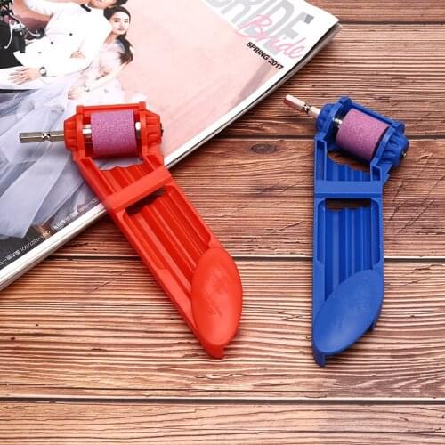 Portable Drill Bit Sharpener Corundum Grinding Wheel for Grinder Polishing Kit Wheel Drill Bit Sharpener 1Set