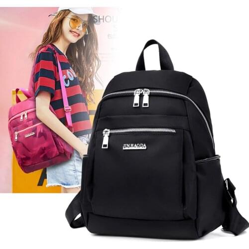 Backpack women 2019 new Korean fashion trendy Oxford cloth ladies backpack travel bag female bag waterproof backpacks bags