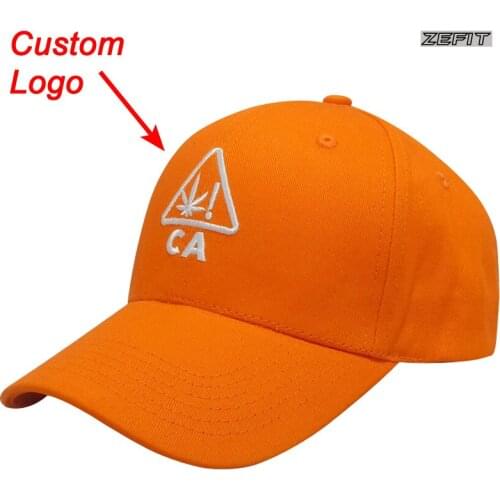 DIY Hat combination Colors orange yellow custom snap back curve brim tennis Baseball Tour Travel journey Sunny Snapback Hat