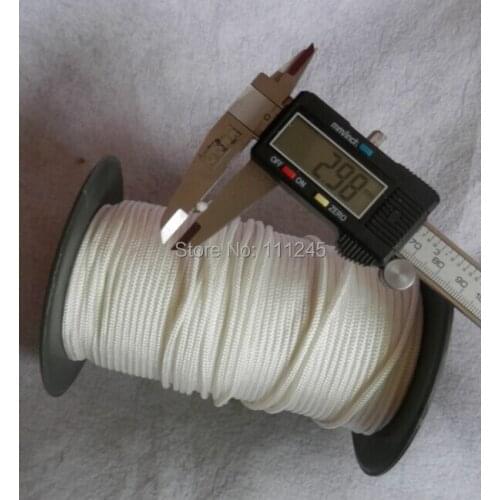 3.0 MM X 100M RECOIL STARTER ROPE FITS SMALL STRING TRIMMERS CHAINSAWS BLOWERS HEDGE CLIPPERS FREE SHIPPING PULL CORD ROPE