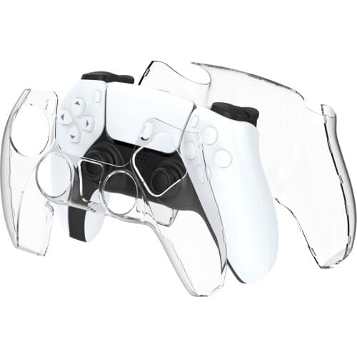 Protective Cover For PS5 DualSense Skin Transparent PC Cover Ultra Slim Protector Case For PlayStation 5 Controller Accessories