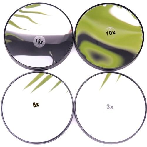 Makeup Mirror 3/5/10/15X Magnifying Mirror With Two Suction Cups Cosmetics Tools Round Mirror Magnification