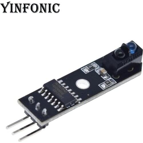 1Pcs 1 channel tracing module/ 1 way Intelligent Vehicle TCRT5000 tracker sensor probe infrared