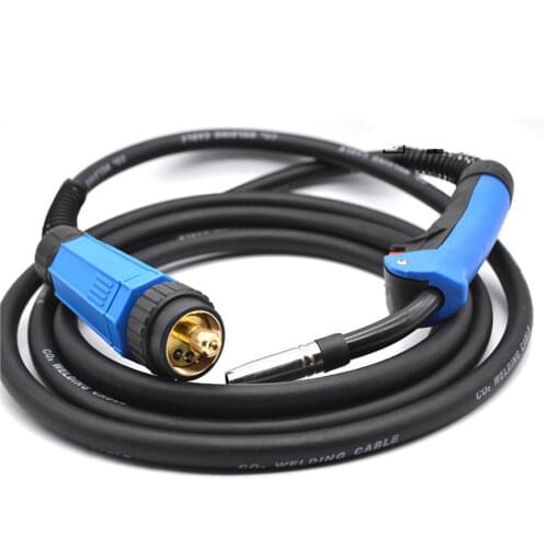 1Pcs MB24 MIG Welding Gun-Torch with 5 Meter Length Lead Electric Welder Torch Stinger Parts