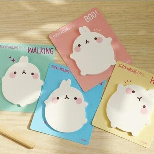 1PC/lot Kawaii rabbit design memos pad sticky notes Office writing notebook memo stationery school supplies (dd-2343)