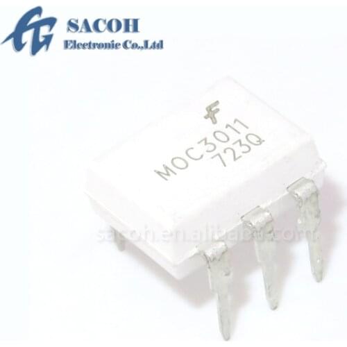 10PCS/lot New OriginaI MOC3011 MOC3011M or MOC3010 MOC3010M or MOC3012 MOC3012M or MOC3030 MOC3032 MOC3033 DIP-6 Optoisolators