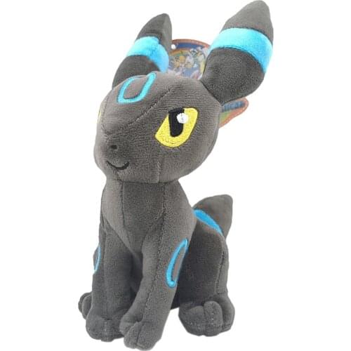 10/Lot Anime Sitting Shiny Umbreon 20CM Plush Doll Soft Cartoon Dolls Christmas Gift Stuffed Toys