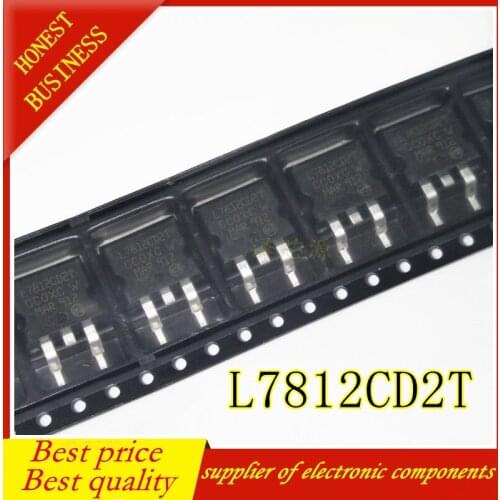 100pcs/lot L7812CD2T L7812 7812 TO263 12V SMD three-terminal regulator new original