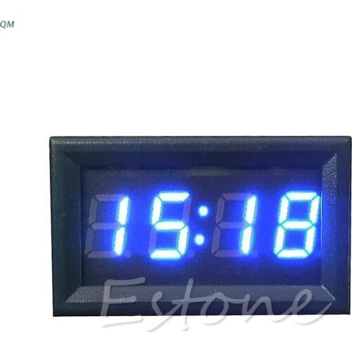 13MF 12V/24V Car Motorcycle Accessory Dashboard Digital Clock LED Display NEW