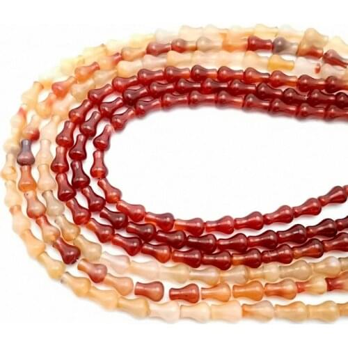 8X12mm Agates Natural Onyx Vase Red Beads Suitable for DIY Creative Jewelry Beads Spacer Beads Free Shipping
