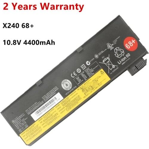 ZNOVAY X240 Laptop Battery for lenovo ThinkPad T440 T440S X240 X240S S440 S540 X250 45N1132 45N1124 45N1130 10.8V 48WH