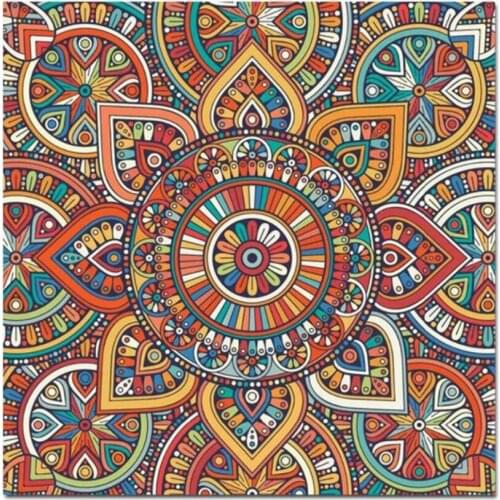 5D Mandala DIY Diamond Painting Cross Stitch Diamond Diamond Embroidery Religious Meditation Mandala Home Decor Wall Art