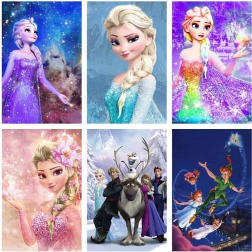 Diamond Painting Cartoon Peter Pan Embroidery Cross Stitch Mosaic Full Diamond Embroidery Home Decor Birthday Gifts For Children