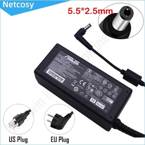 Asus 19V 3.42A 65W 5.5*2.5mm AC Power Charger adapter For Asus U2E U6E K40IJ K40IN K40IJ-E1B K42F K42F-A1 K42F-A2B K50IN Laptop