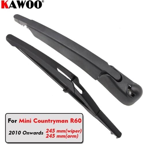 KAWOO Car Rear Wiper Blades Back Window Wipers Arm For Mini Countryman R60 (2010-) 245mm Auto Windscreen Blade Accessories