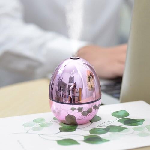 Household Air Humidifier Aroma Essential Oil Diffusers USB Mini Egg Shape Mirror Aromatherapy Ultrasonic Atomizer Mist Purifier