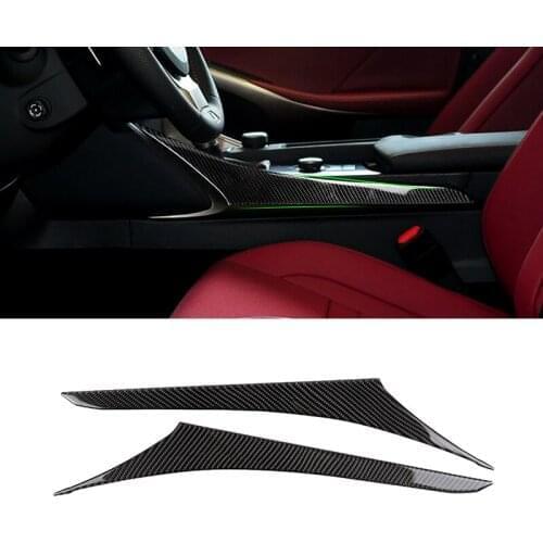 For Lexus IS250 2013 2014 2015 2016 2017 2018 Carbon Fiber Car Interior Center Control Panel Gear Shift Cover Trim