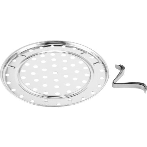 Pot Steaming Tray Stand Cookware Tool Multifunctional Home Kitchen Round Stainless Steel Steamer Rack Insert Stock Drop Shipping