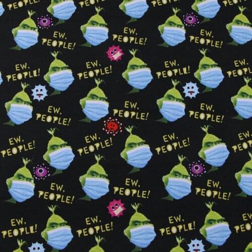 Cartoon Cotton Fabric Printed Baby Clothing Fabric Sewing Quilting Fabrics for Patchwork Needlework DIY Handmade Accessories