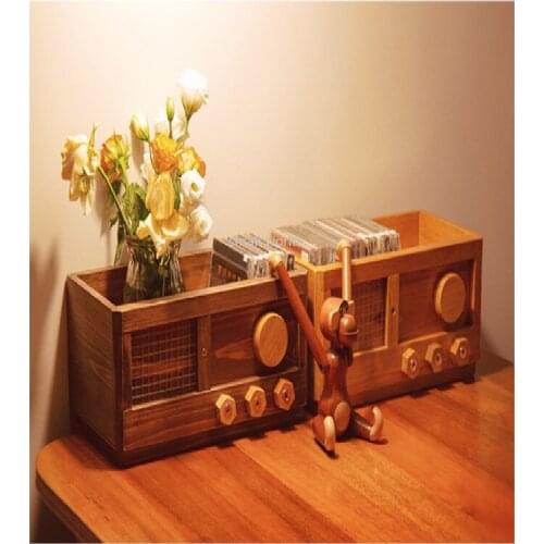 Creative CD rack record storage shelf desktop album display stand PS4 game CD tape organizer Vinyl record display storage box