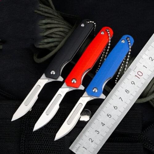 KESIWO J085 small folding knife G10 scalpel EDC medical knives engrave carving utility letter opener kitchen NEW hand tool