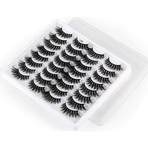 16 Pairs False Eyelashes Sets Natural Thick Eyelashes Long Style Handmade Three-dimensional Multi-layer Beauty Eyes Makeup