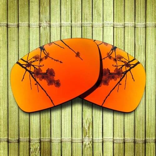 Polarized Replacement Lense For-Oakley Ravishing Sunglasses Frame True Color Mirrored Coating - Fire Red Color Options