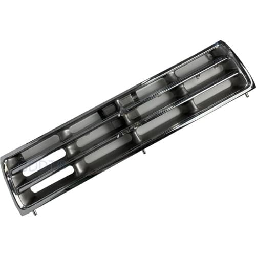 1 Piece Bumper Net for Pajero Front Grille for Montero V31 V32 V33 V43 Radiator Grille Chrome or Black 1989 -1999 L4 or V6