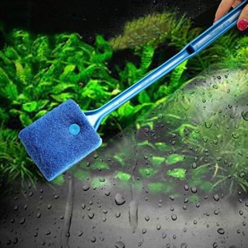 Aquarium Fish Tank Glass Plant Cleaning Brushes Floating Clean Window Algae Scraper Sponge Accessories Tools High Quality