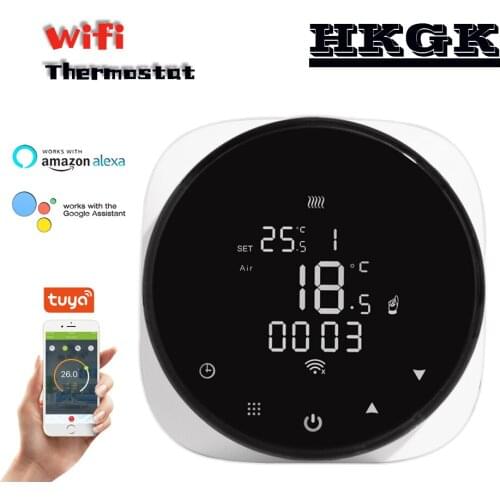 TUYA WiFi Smart Underfloor Heating Thermostat Thermoregulator System 3A 16A,Works with Alexa Google Home