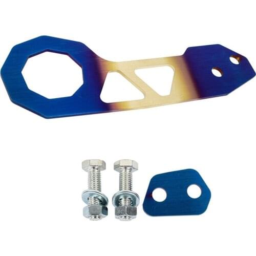 Universal Aluminum Alloy Car Modification Rear Bumper Trailer Hook Towing Tools Rear Tow Hook Kit