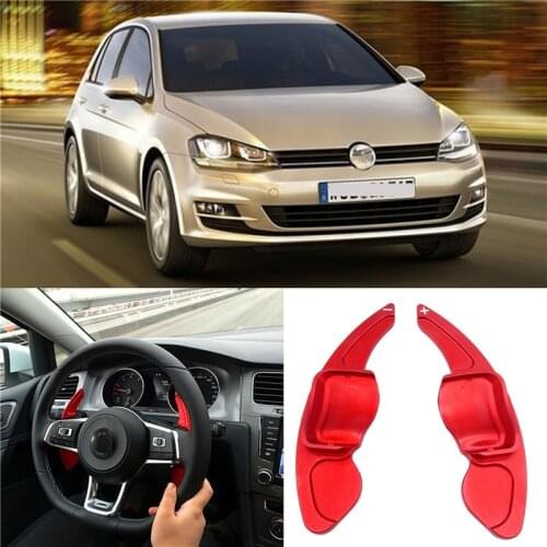 1 Pair Steering Wheel Shift Paddle for VW Tiguan Golf 6 MK5 MK6 Jetta GTI R20 R36 Steering Wheel Shift Paddle Blade Extension