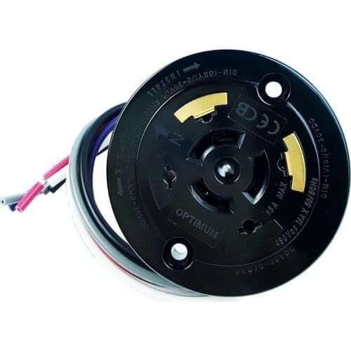 ANSI 136.41 Twist lock 5PIN DALI 0-10V Dimming Receptacle NEMA base Power tap for Street Lighting Control