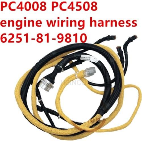 FOR excavator wiring harness PC4008 PC4508 engine wiring harness 62518-1-9810 high quality excavator accessories free mail