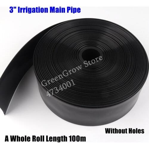 10m 3" Φ75mm Agriculture Irrigation Main Pipe Garden Farm Watering Tape Lawn Saving Irrigation System Tube Spray Water Hose