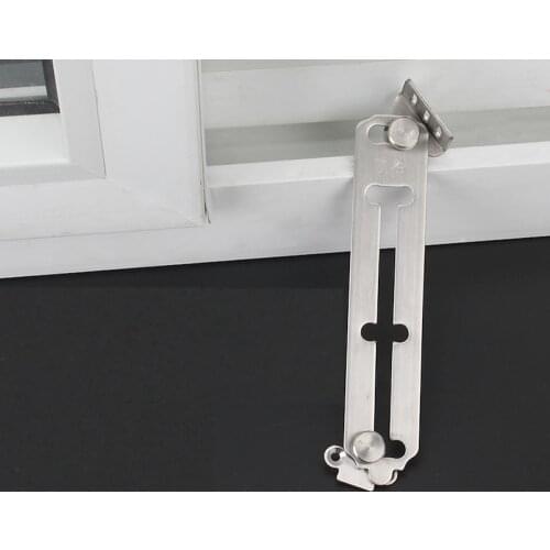1x Sliding Window Lock Bolt Latch Stainless Steel Kids Safty Lock Three Modes